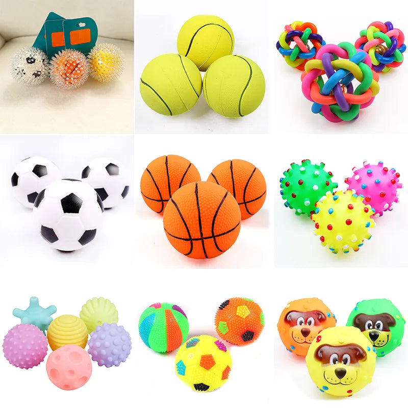 Squeaky Pet Ball Toys - FUR YOU