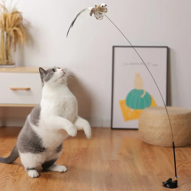 Feather Bird toy for Cat - FUR YOU