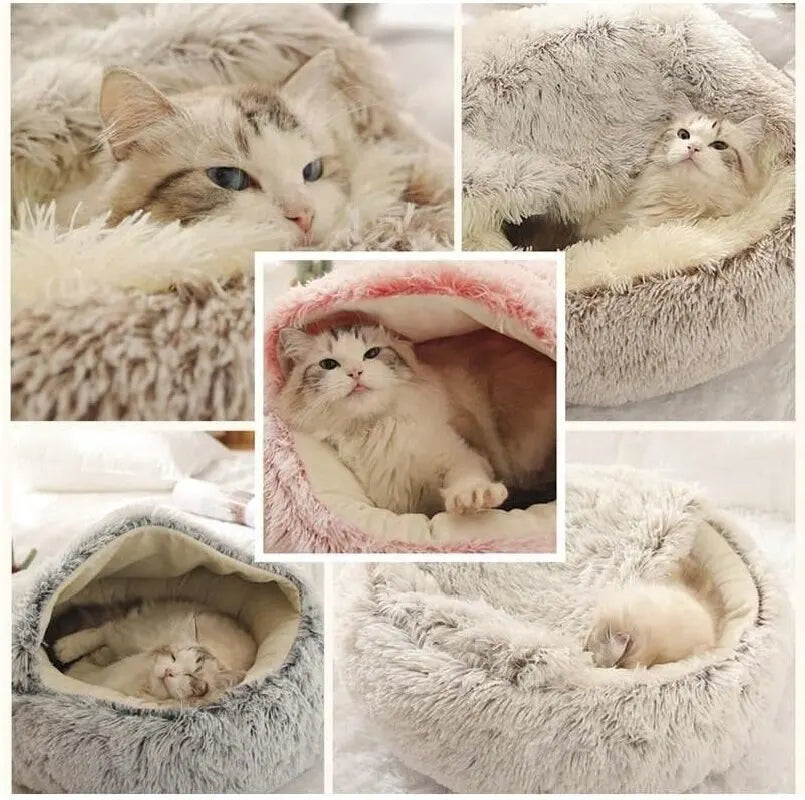 Soft Plush Pet Bed - FUR YOU