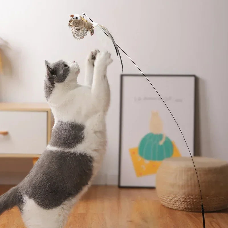 Feather Bird toy for Cat - FUR YOU